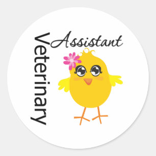 Veterinary Assistant Classic Round Sticker