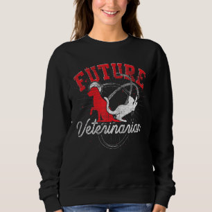 Veterinary Assistant Future Veterinarian Animal V Sweatshirt