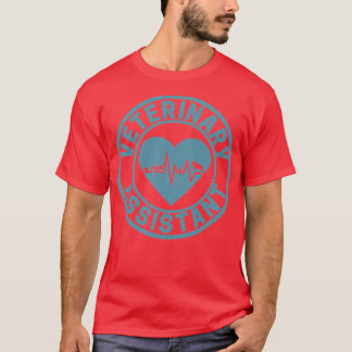 Veterinary assistant heartbeat T-Shirt