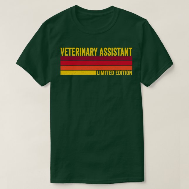 Veterinary Assistant T-Shirt (Design Front)