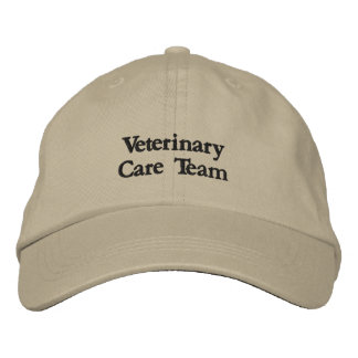 Veterinary Care Team Embroidered Hat