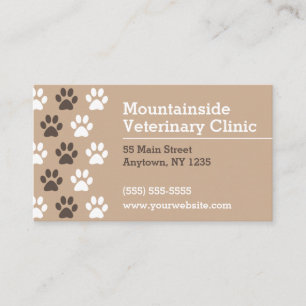 Veterinary Clinic Business Card