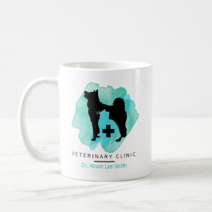 Veterinary Clinic Cross Veterinarian  Coffee Mug