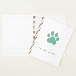 Veterinary Clinic Custom Name and Logo Planner