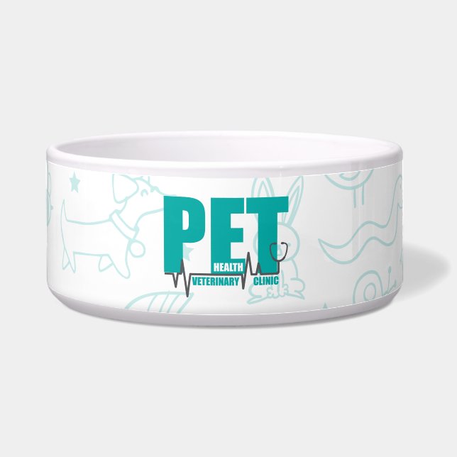 Veterinary Clinic Modern Blue Logo (Front)