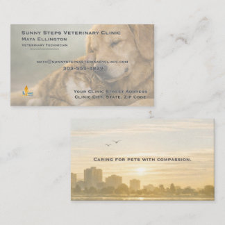Veterinary Clinic Staff Business Card