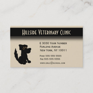 Veterinary Clinic w Appointment Area on Back