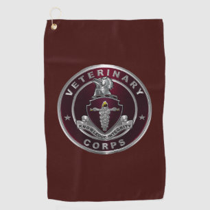 Veterinary Corps Golf Towel