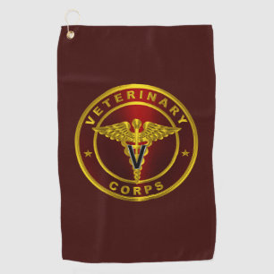Veterinary Corps  Golf Towel