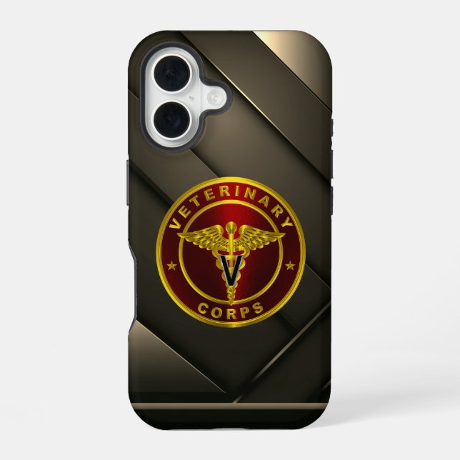 Veterinary Corps  iPhone 16 Case (Back)