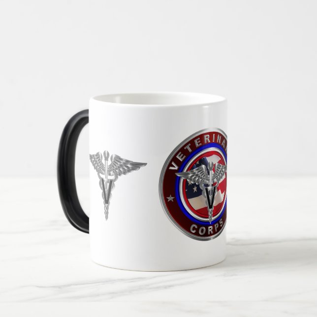 Veterinary Corps  Magic Mug (Front Left)