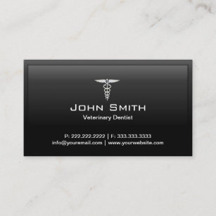 Veterinary Dentist Professional Medical Business Card