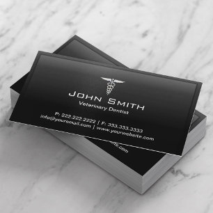 Veterinary Dentist Professional Medical Business Card