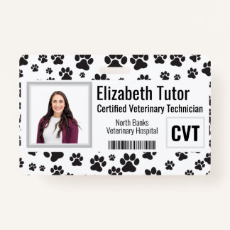 Veterinary Facility Name Badge ID Badge