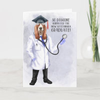Veterinary Graduate Funny Hound Dog Doctor
