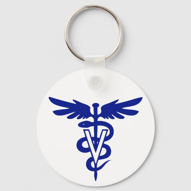 veterinary logo 4 key ring (Front)