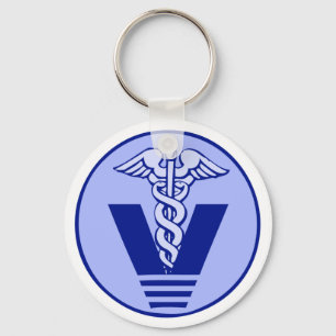 veterinary logo 5a key ring