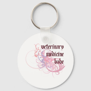 Veterinary Medicine Babe Key Ring