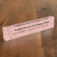 Veterinary Medicine Paw Prints Personalised