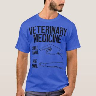 Veterinary Medicine Small Animal vs Large Animal T-Shirt