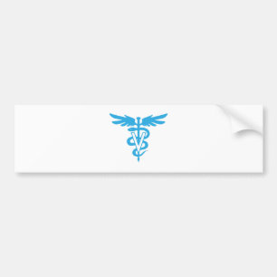 Veterinary medicine symbol bumper sticker