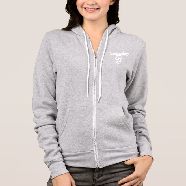 Veterinary medicine symbol hoodie (Front)
