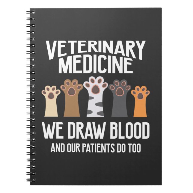 Veterinary Medicine Vet Tech Animal Rescue Notebook (Front)