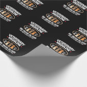 Veterinary Medicine We Draw Blood Funny Vet Tech Wrapping Paper (Corner)