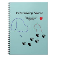 Veterinary Nurse - Paw Prints on My Heart