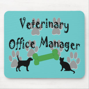 Veterinary Office Manager Mouse Mat