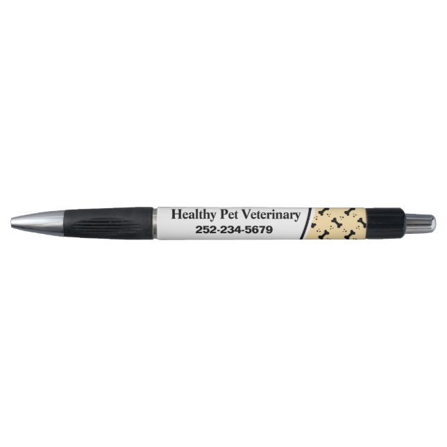 Veterinary Promotional Pen with Paw Prints (Front)