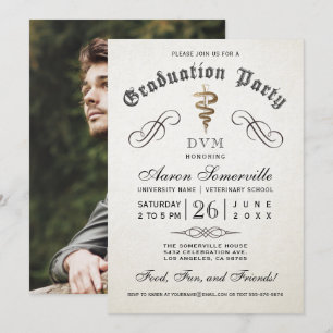 Veterinary School Graduation Invitations