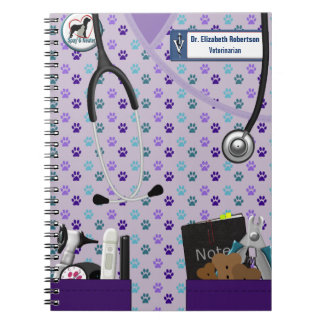 Veterinary Scrubs & Pockets Design Notebook
