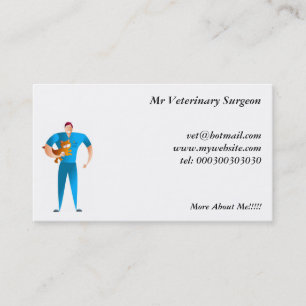 Veterinary Surgeon Business Card
