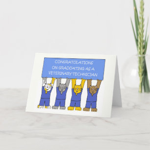 Veterinary Technician Graduate Congratulations Card