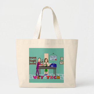 Veterinary Technician ll Large Tote Bag
