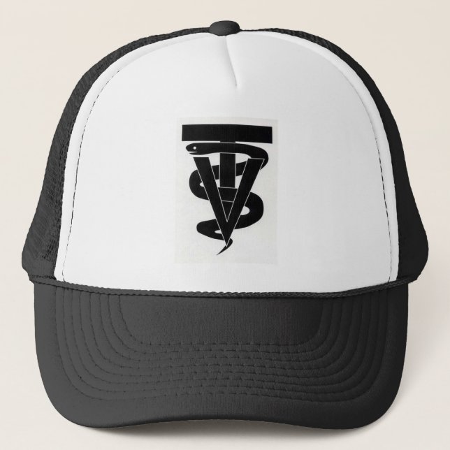 Veterinary Technician Logo Trucker Hat (Front)