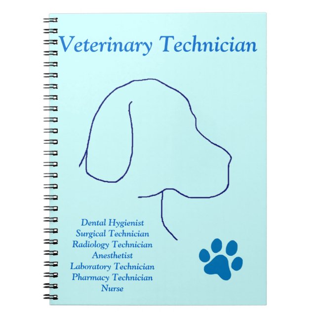 Veterinary Technician-Multiple Jobs Notebook (Front)