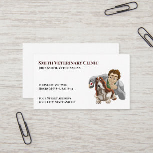 Veterinary Veterinarian Business Card
