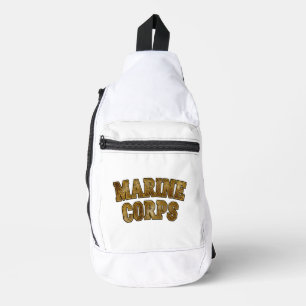VetGearHQ.com Marine Corps Veteran Logo Emblem Sling Bag