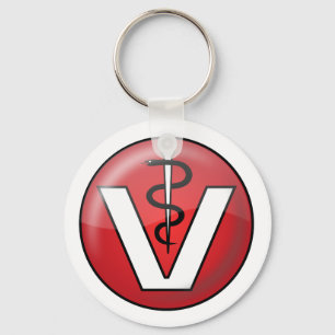 vetlogo_Vector_Clipart vet icon symbol Key Ring