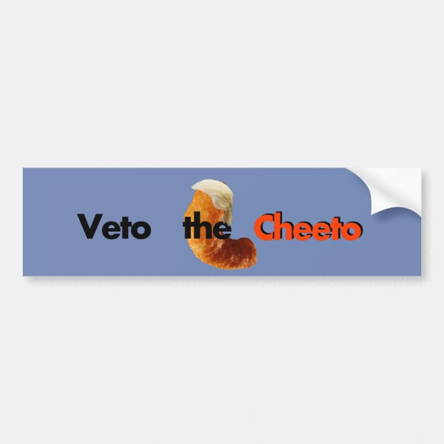 Veto the Cheeto Bumper Sticker (Front)