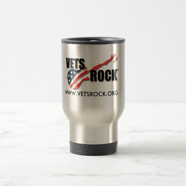 VETS ROCK Travel Mug (Center)