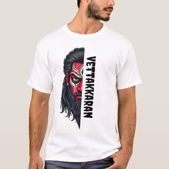 Vettakaaran – Stylised Theyyam Hunter T-Shirt (Front)