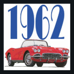 Vette62 Poster<br><div class="desc">The 1962 Chevrolet Corvette</div>
