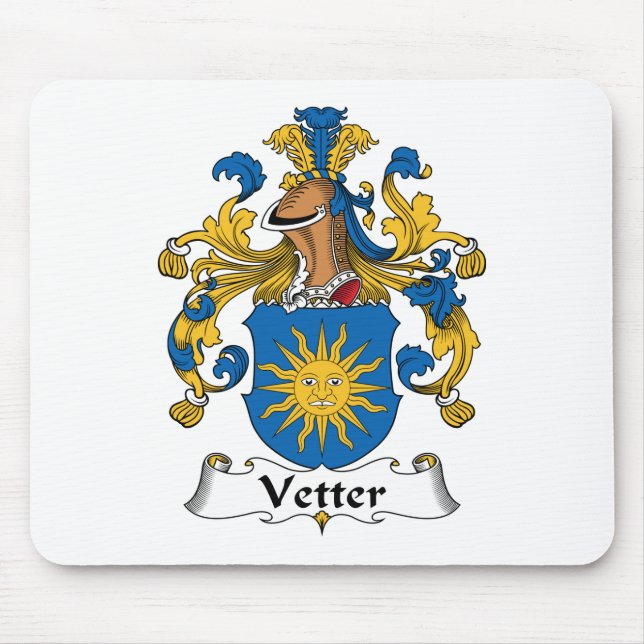Vetter Family Crest Mouse Mat (Front)