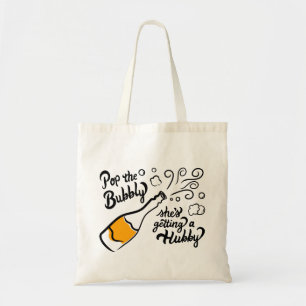 Veuve Before Vows: Champagne Bachelorette Tote Bag