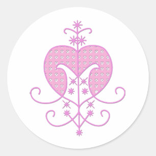 Veve for Erzulie Freda Classic Round Sticker