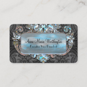 Veyla Joy Elegant Goth 3.5" x 2" Professional Business Card