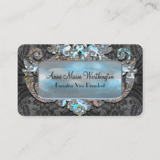 Veyla Joy Elegant Goth 3.5" x 2" Professional Business Card